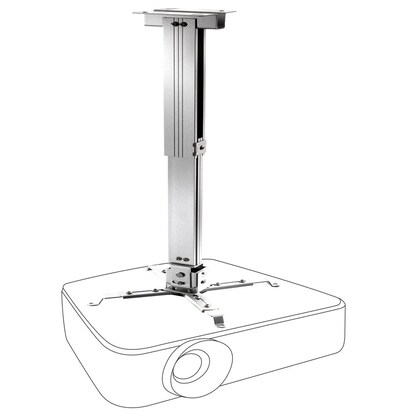 Artikelbild 2 für celexon Beamer-Deckenhalterung Multicel 63100S silber, Artikelnummer 695334