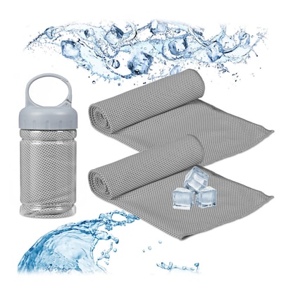 Artikelbild 2 für relaxdays Kühltücher 10027811_111 grau, 2 St., Artikelnummer 140808