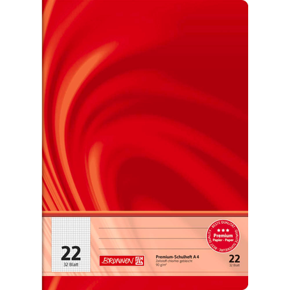 Artikelbild 2 für BRUNNEN Schulheft Vivendi Lineatur 22 kariert DIN A4 ohne Rand, 32 Blatt, 1 St., Artikelnummer 369296