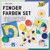 Artikelbild 1 für folia Happy Safari Fingerfarben farbsortiert 5 x 30,0 ml, 5 St., Artikelnummer 719379