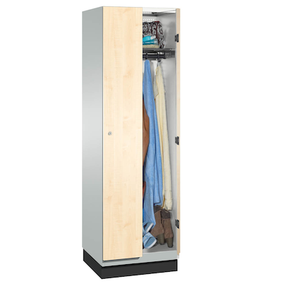 Artikelbild für CP Spind Cambio lichtgrau, birke 45100-20 S10120, 2 Schließfächer 60,0 x 52,5 x 198,0 cm, Artikelnummer 172580