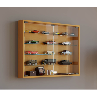 Artikelbild 2 für VCM my home Mandosa L Hängevitrine buche 4 Fachböden, Artikelnummer 814867