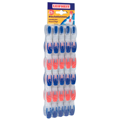 Artikelbild 3 für LEIFHEIT Wäscheklammern blau/transparent und rot/transparent, 25 St., Artikelnummer 908044