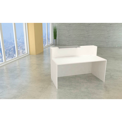 Artikelbild 5 für Kerkmann Empfangstheke SYDNEY gerade, weiß, grafit 160,0 x 84,0 x 110,0 cm, Artikelnummer 206484