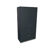 Artikelbild 1 für fm Aktenschrank Sidney, 4260649685709 lavagrau 2 Fachböden 100,0 x 44,2 x 186,9 cm, Artikelnummer 414332