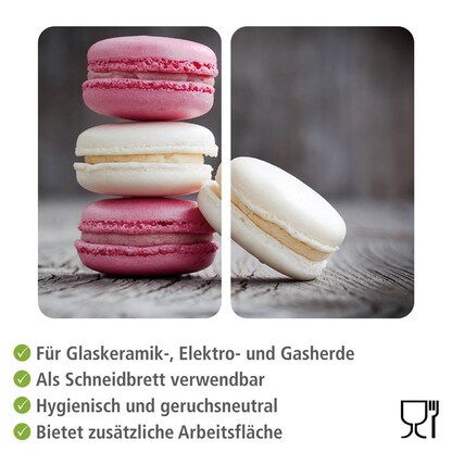 Artikelbild 2 für WENKO Herdabdeckplatten Macarons bunt, 2 St., Artikelnummer 529844