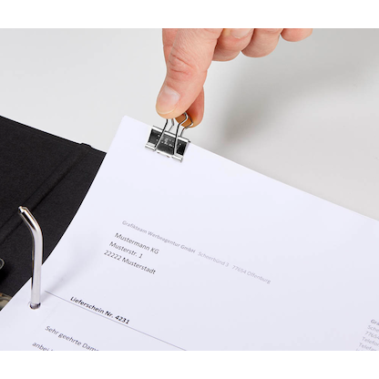 Artikelbild 5 für MAUL Foldbackklammern silber 1,9 cm, 12 St., Artikelnummer 242818