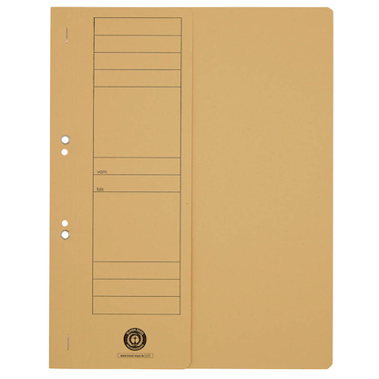 Artikelbild 4 für Ösenhefter Karton chamois DIN A4, halber Deckel, 20 St., Artikelnummer 232017