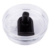 Artikelbild 1 für LURCH Deckel für Strohhalmbecher transparent/schwarz, 1 St., Artikelnummer 638377