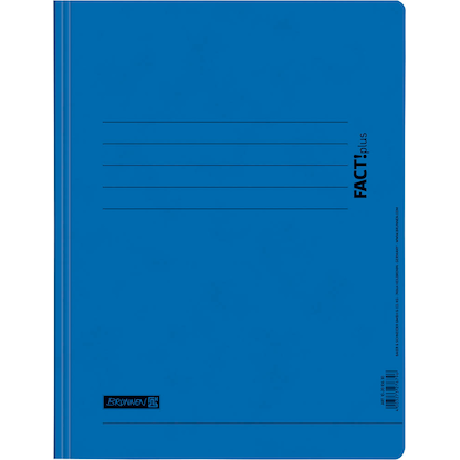 Artikelbild für BRUNNEN Schnellhefter FACT!plus Karton blau DIN A4, Artikelnummer 757817