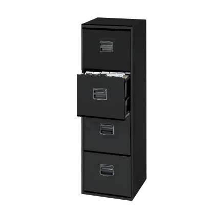 Artikelbild 6 für BISLEY Home PFA 4 Hängeregistraturschrank schwarz 4 Schubladen 41,3 x 40,0 x 132,1 cm, 1 St., Artikelnummer 728758