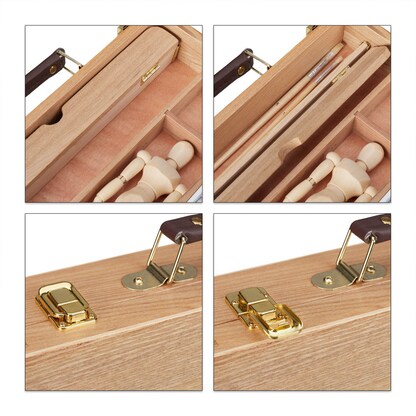 Artikelbild 7 für relaxdays Malkoffer farbsortiert, 1 Set, Artikelnummer 454907