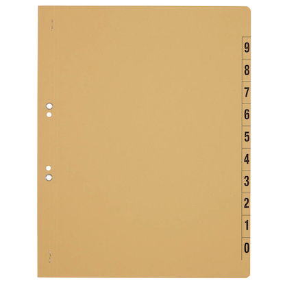 Artikelbild 5 für Ösenhefter Karton chamois DIN A4, halber Deckel, 20 St., Artikelnummer 232017