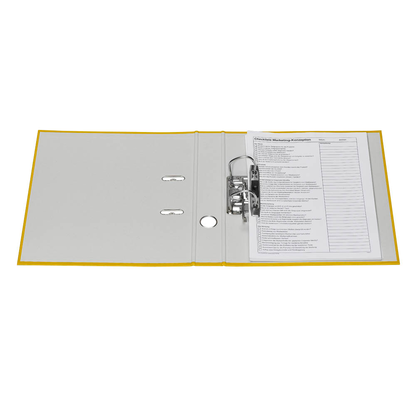 Artikelbild 6 für DONAU Klassik Ordner gelb Karton 5,0 cm DIN A4, 1 St., Artikelnummer 183871