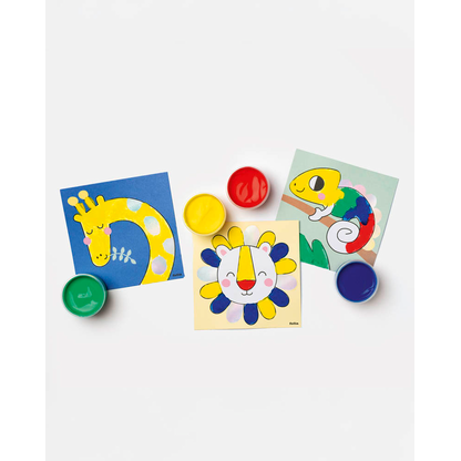 Artikelbild 2 für folia Happy Safari Fingerfarben farbsortiert 5 x 30,0 ml, 5 St., Artikelnummer 719379