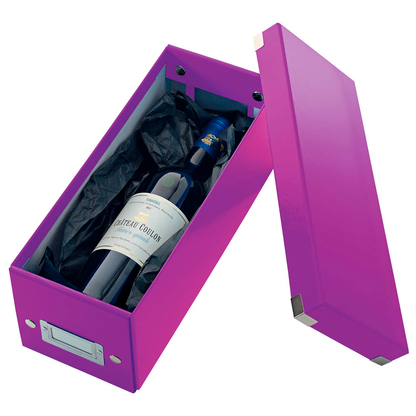 Artikelbild 4 für LEITZ CD-/DVD-Box Click & Store violett, 1 St., Artikelnummer 211040