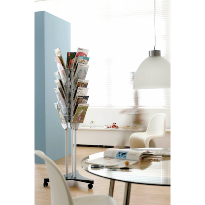 Artikelbild 2 für PAPERFLOW Prospektständer drehbar schwarz DIN A4 24 Fächer 63,3 x 56,0 x 167,0 cm, 1 St., Artikelnummer 442564