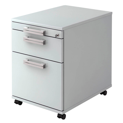 Artikelbild für HAMMERBACHER Akandia Rollcontainer lichtgrau 3 Auszüge 42,8 x 58,0 x 59,0 cm, Artikelnummer 671768