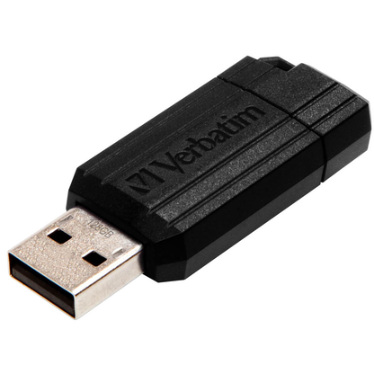 Artikelbild 2 für verbatim USB-Stick PinStripe schwarz 128 GB, 1 St., Artikelnummer 227314