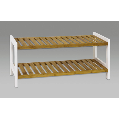 Artikelbild 3 für HAKU Möbel Schuhregal bambus, weiß 70,0 x 26,0 x 34,0 cm, 1 St., Artikelnummer 558641