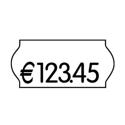 Artikelbild für PrinterLabels AS Preisetiketten weiß permanent 26,0 x 12,0 mm, 36 Rollen, Artikelnummer 291328