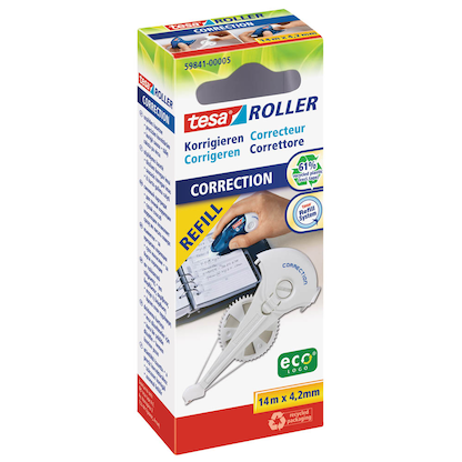 Artikelbild 2 für tesa Nachfüllkassette für Korrekturroller 4,2 mm, 1 St., Artikelnummer 565200