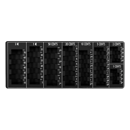 Artikelbild 3 für pavo Zählbrett EURO 12 inch schwarz Kunststoff-Gehäuse, 1 St., Artikelnummer 520066