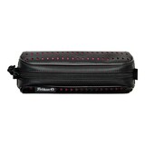 Artikelbild 1 für Pelikan Schlampermäppchen Quattro Lasercut schwarz /pink, 21,5 x 7,0 cm, Artikelnummer 726754