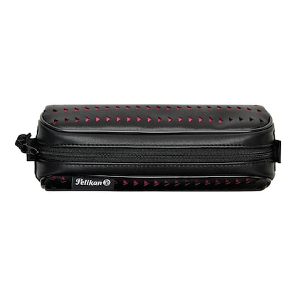 Artikelbild für Pelikan Schlampermäppchen Quattro Lasercut schwarz /pink, 21,5 x 7,0 cm, Artikelnummer 726754