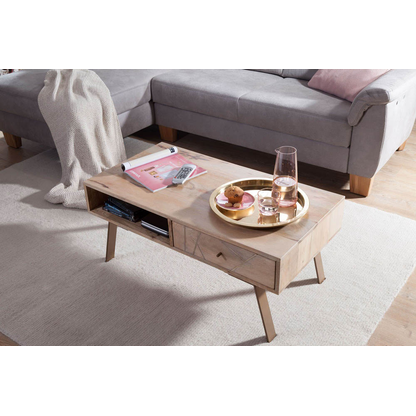 Artikelbild 4 für WOHNLING Couchtisch rechteckig Massivholz mango 95,0 x 50,0 x 42,0 cm, 1 St., Artikelnummer 907073