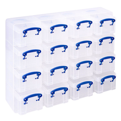 Artikelbild 5 für Really Useful Box Kleinteilemagazin 16x 0,3 l transparent 37,5 x 12,5 x 31,0 cm, 1 St., Artikelnummer 112538