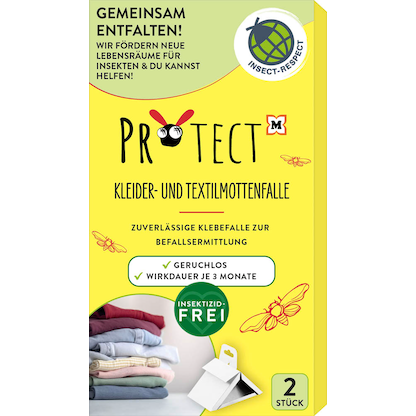 Artikelbild für PROTECT Mottenfalle Kleider- und Textil weiß, 2 St., Artikelnummer 155976