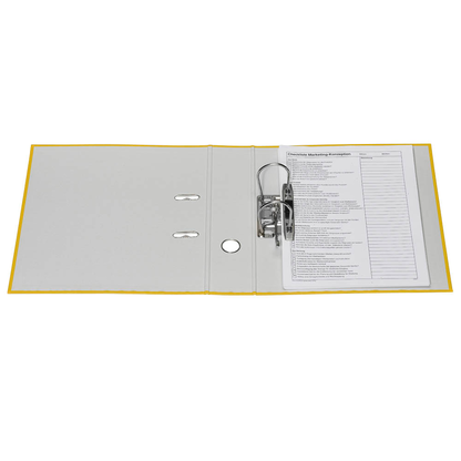 Artikelbild 6 für DONAU Klassik Ordner gelb Karton 7,5 cm DIN A4, 1 St., Artikelnummer 184010