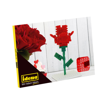 Artikelbild für Idena 40151 Postkarte Rose Mini- Bausteine, Artikelnummer 193217