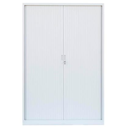 Artikelbild 2 für LÜLLMANN Schiebetürenschrank, 555167 signalweiß 4 Fachböden 120,0 x 45,7 x 195,0 cm, Artikelnummer 183479