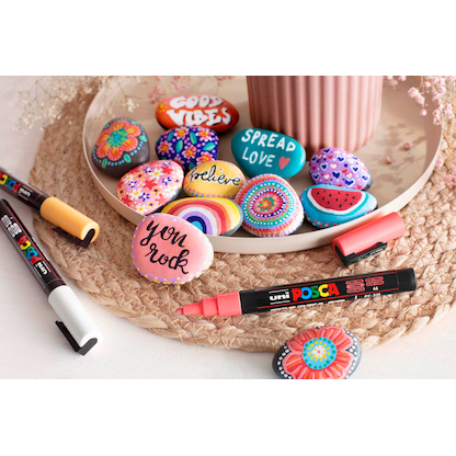 Artikelbild 8 für uni-ball POSCA Marker Metalletui DIY Acrylstift farbsortiert, 20 St., Artikelnummer 278159