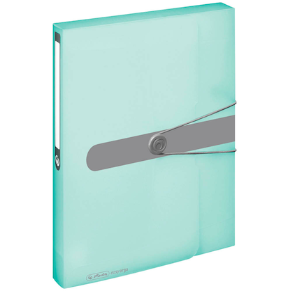 Artikelbild 2 für herlitz Heftbox easy orga 4,0 cm transparent minze, 1 St., Artikelnummer 682332