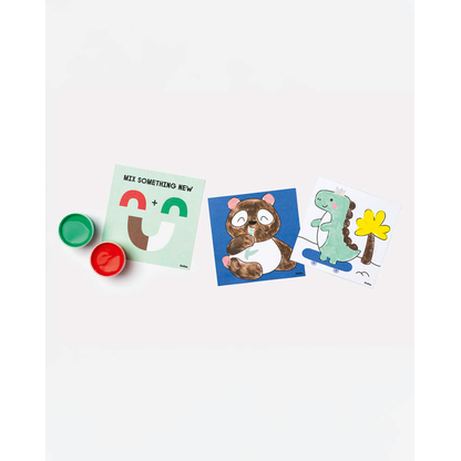 Artikelbild 3 für folia Happy Safari Fingerfarben farbsortiert 5 x 30,0 ml, 5 St., Artikelnummer 719379