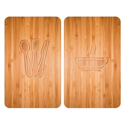 Artikelbild für WENKO Herdabdeckplatten Lunch braun, 2 St., Artikelnummer 529772