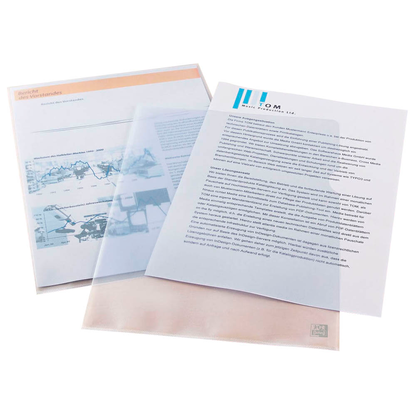 Artikelbild für OXFORD Sichthüllen DIN A4 transparent genarbt 0,11 mm, 100 St., Artikelnummer 704890