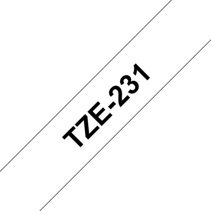 Artikelbild 4 für brother Schriftband TZe-231 TZE231, 12 mm, schwarz auf weiß, 1 St., Artikelnummer 653162