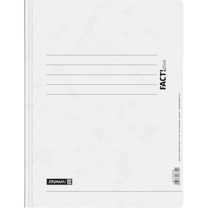 Artikelbild für BRUNNEN Schnellhefter FACT!plus Karton weiß DIN A4, Artikelnummer 757843