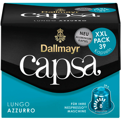 Artikelbild 2 für Dallmayr Capsa Lungo Azzurro Kaffeekapseln, 39 Stück, Artikelnummer 552653