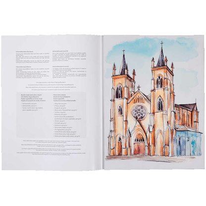 Artikelbild 4 für HAHNEMÜHLE Aquarellblock 30,0 x 40,0 cm 300 g/qm, 12 Blatt, 1 Block, Artikelnummer 708828