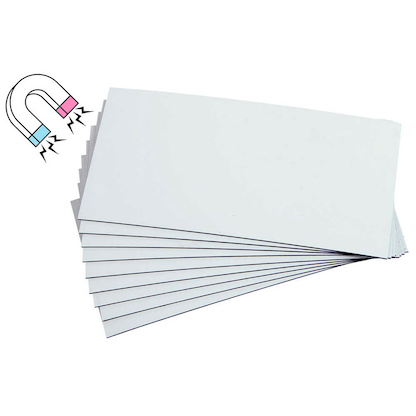 Artikelbild für EICHNER Magnetschilder weiß 4,0 x 10,0 cm, 300 St., Artikelnummer 702649