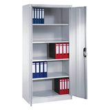 Artikelbild 1 für CP Stahlschrank C 2000 Acurado 9280-000 S10766 lichtgrau, weißaluminium 4 Fachböden 93,0 x 50,0 x 195,0 cm, aufgebaut, 1 St., Artikelnummer 412429