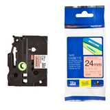 Artikelbild 1 für brother Schriftband TZe-B51 TZEB51, 24 mm, schwarz auf orange, 1 St., Artikelnummer 653568