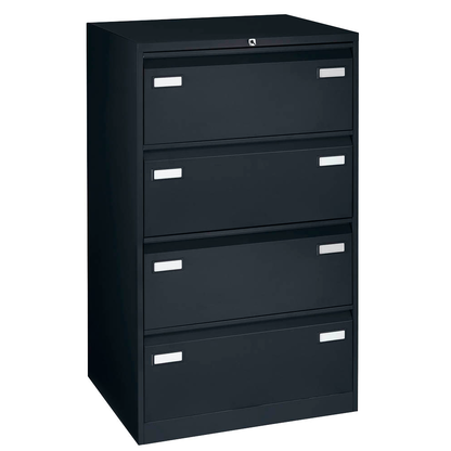 Artikelbild 4 für AKTION: BISLEY LIGHT Hängeregistraturschränke schwarz 4 Schubladen 80,0 x 62,2 x 132,1 cm, 3 St., Artikelnummer 102818