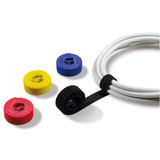 Artikelbild 1 für LABEL THE CABLE Klettband ROLL STRAPS farbsortiert 1,0 m x 1,6 cm, 4 St., Artikelnummer 361121