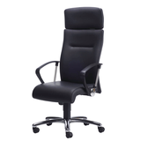 Artikelbild 1 für Nowy Styl Chefsessel Eco Lux Leder schwarz, Gestell chrom, Artikelnummer 485963